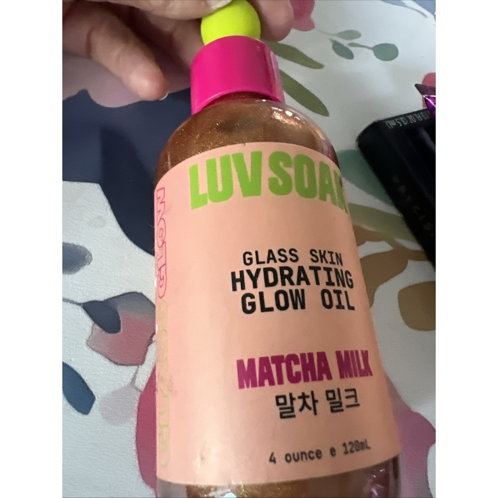 Luvsoak Pink Guava Shimmer Body Oil Tropical Glow Sol Style New
